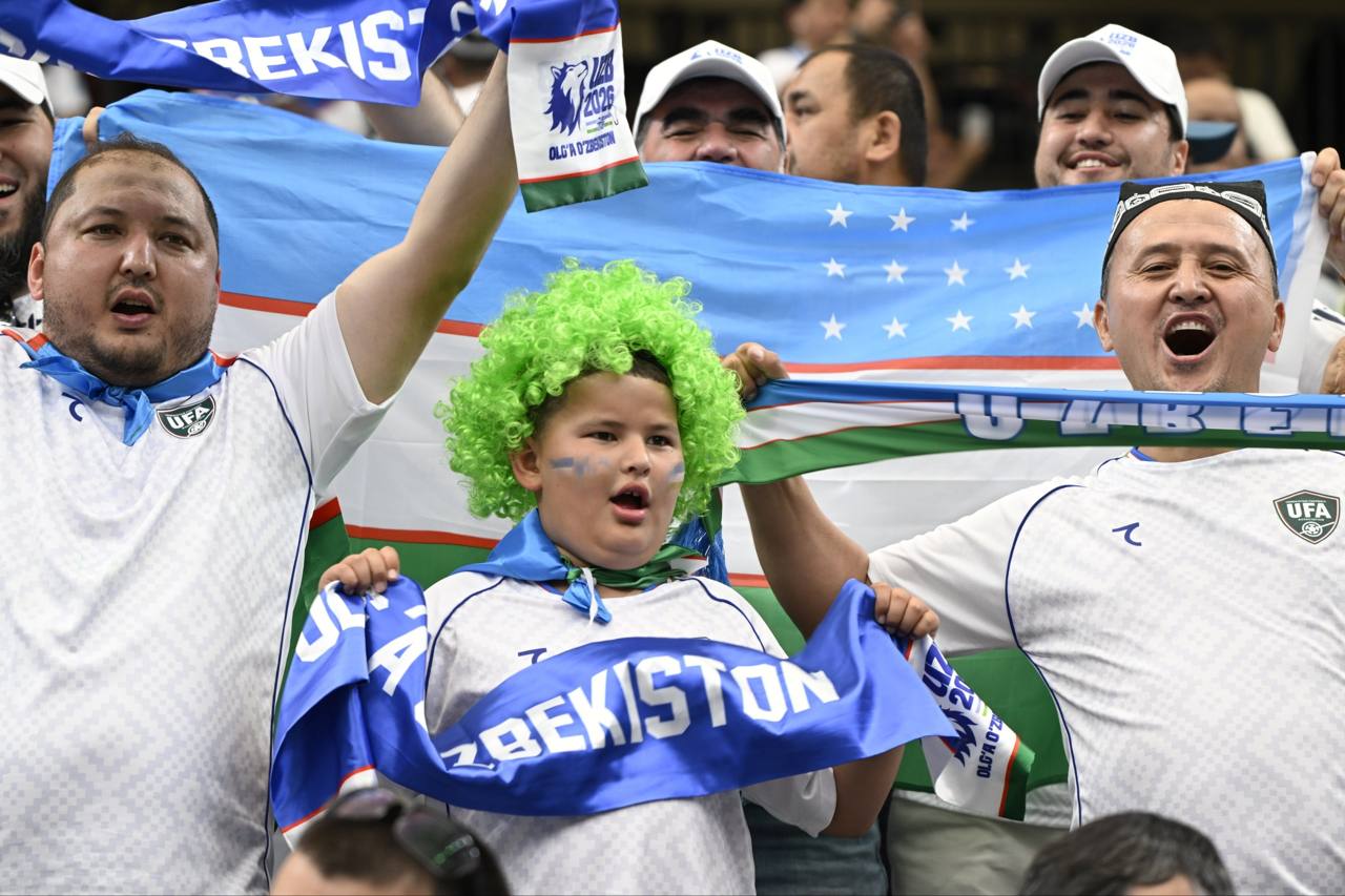 Celebración del debut de Uzbekistán en el Mundial 2026