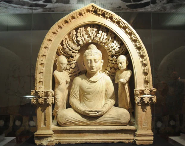 Ruinas budistas en la zona de Termez, sur de Uzbekistán