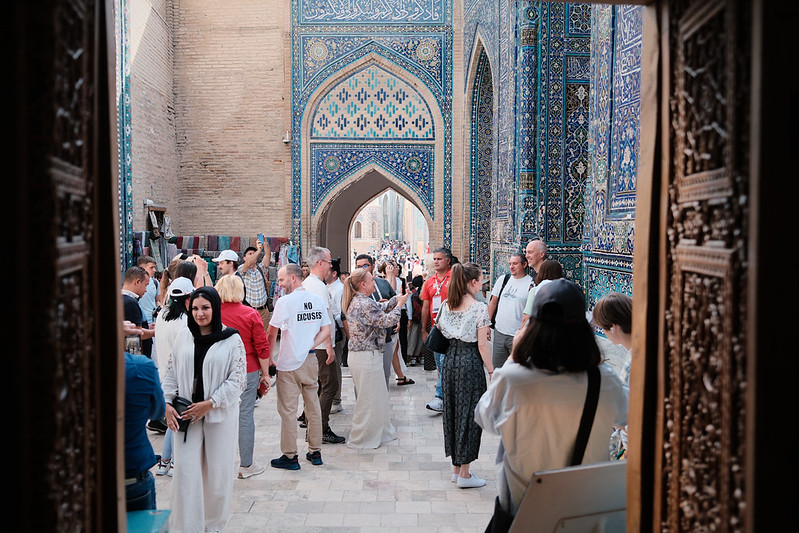 Gur-e-Amir, mausoleo de Tamerlán en Samarcanda
