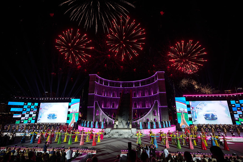 Celebración de Uzbekistán en la Olimpiada de Ajedrez 2026